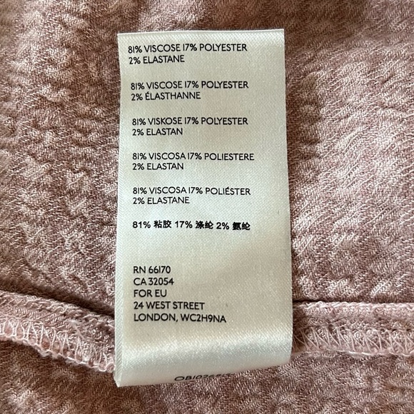 Free People | Women’s mauve waffle knit ballon sleeve square neck shirt, size S - Picture 3 of 9